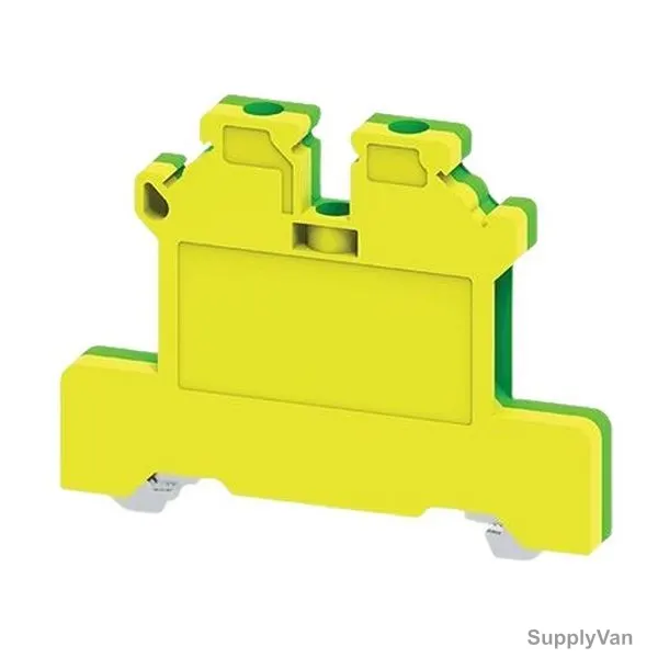 Connectwell Grounding Terminal Block, CGT4N, 4 SQ.MM, Yellow/Green