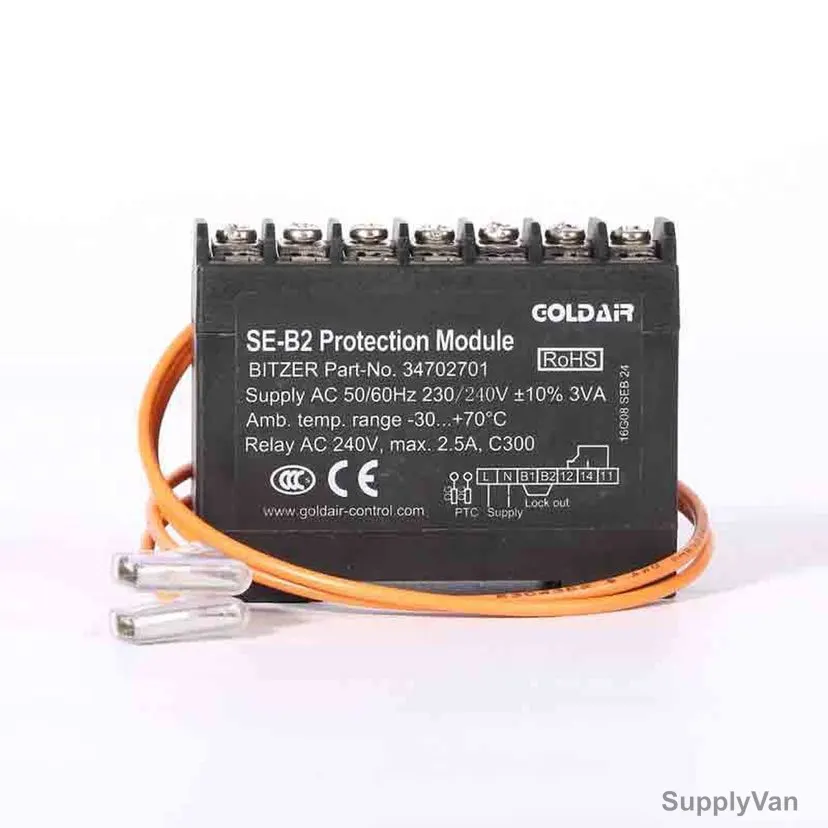 Goldair SE-B2 Motor Protector Module, 34702701, Bitzar, 230-240VAC, 2.5A