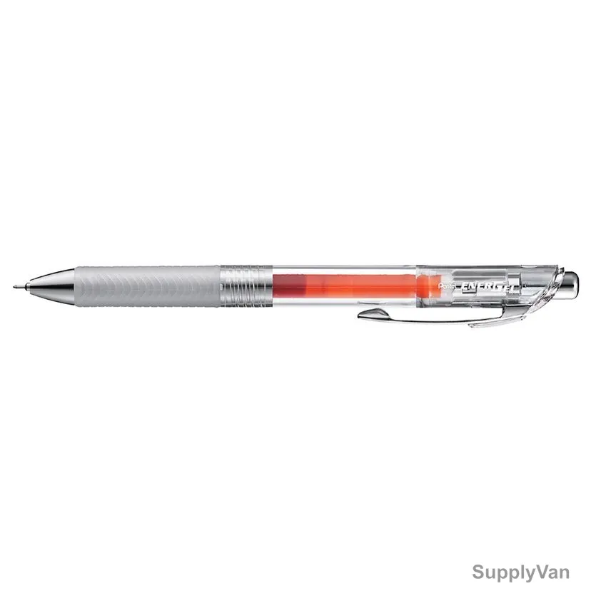 Pentel Energel Infree Gel Roller Pen, PE-BLN75TL-FH, 0.5MM Tip, Orange, 2 Pcs/Pack