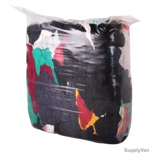 Premium Quality T-shirt Cotton Rags, 10 Kg, Multicolor — image 1
