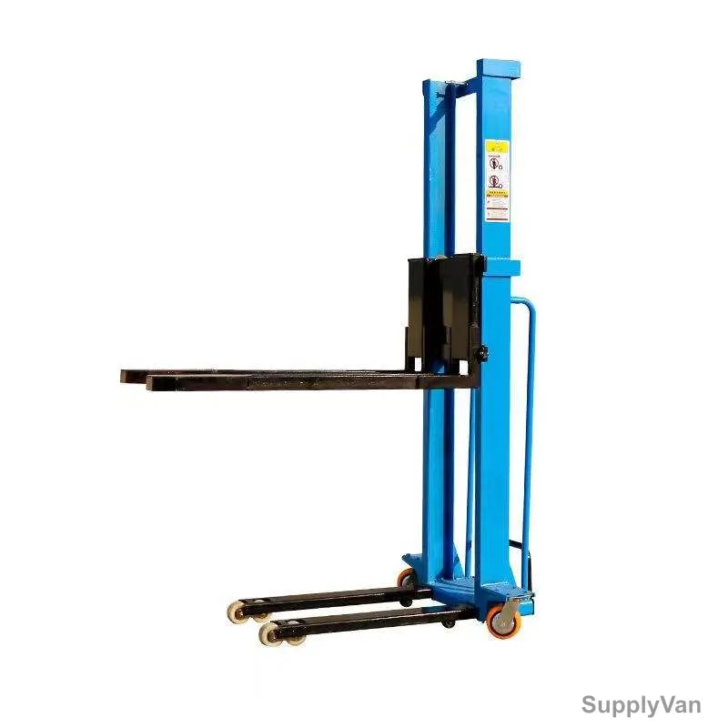 Loha Self Loading Pallet Stacker, LSLPS10, 1.3 Mtrs Lifting Height, 1 Ton Weight Capacity
