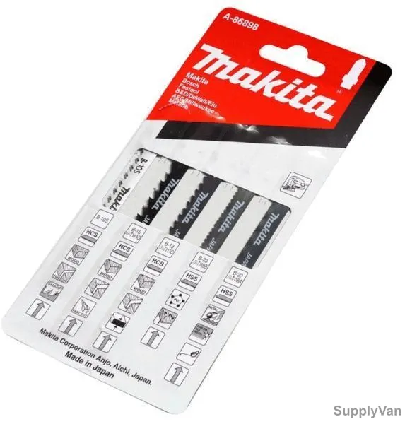 Makita Jigsaw Blade Set, A-86898, 5PCS — image 1