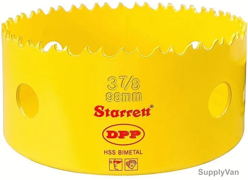 Starrett Dual Pitch Professional Hole Saw, DH0378, 98mm
