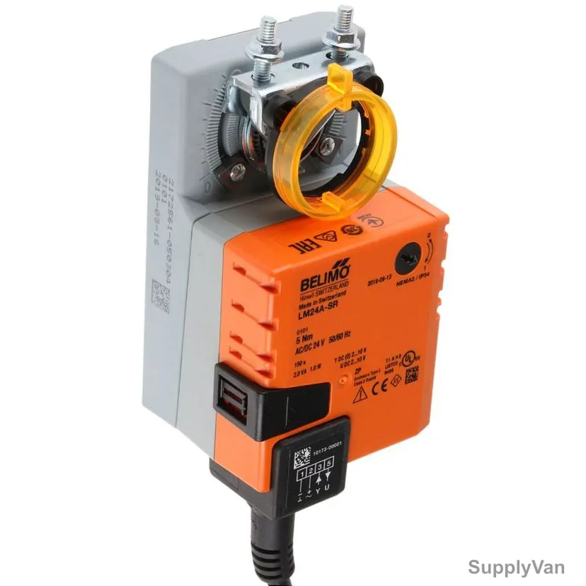 Belimo Modulating Damper Actuator, LM24A-SR, 5 Nm, 24V — image 1