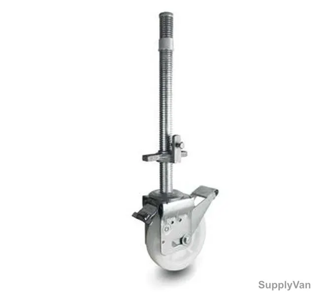 NSF Germany Scaffolding Wheel With Threaded Rod, 088500, Heavy Duty, 20CM, 800KG