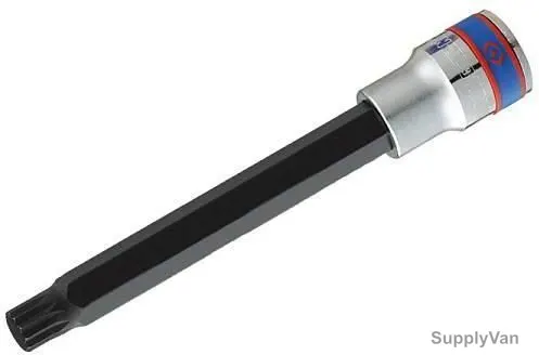 Kingtony Spline Bit Socket, 406610, 1/2 Inch, M10