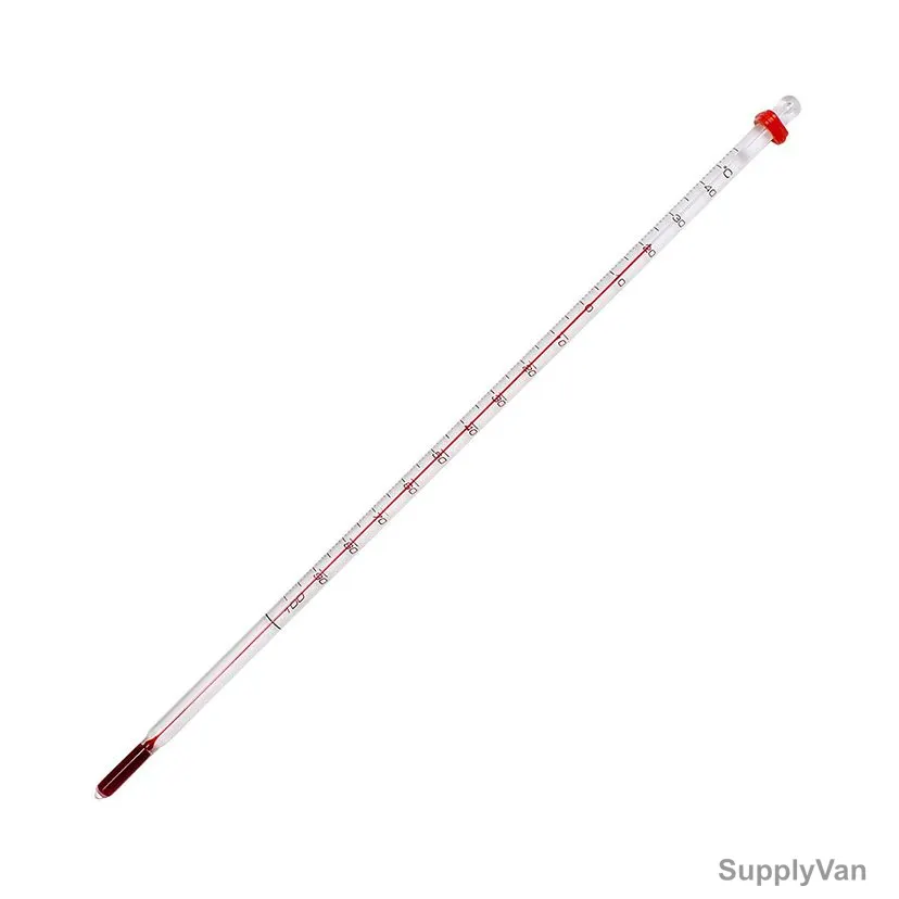 SP Scienceware General Purpose Liquid-In-Glass Thermometer, B60800-3100, Red Spirit, -20 to 150 Deg.C