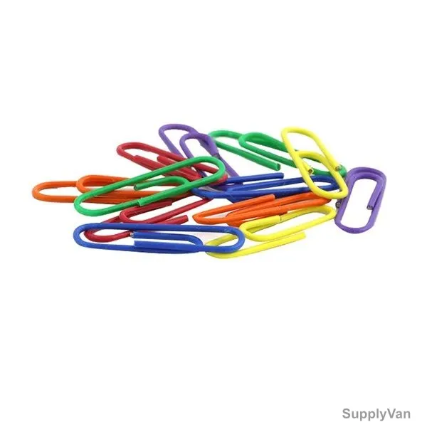 Fis U Shape Color Paper Clip, 33C, 33MM, 100 Pcs/Pack — image 1