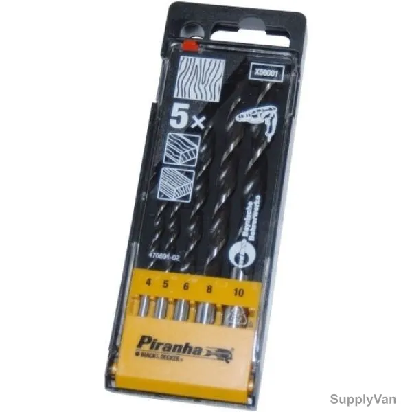 Black and Decker Masonry Drill Bit Set, X56001-QZ, 5PCS