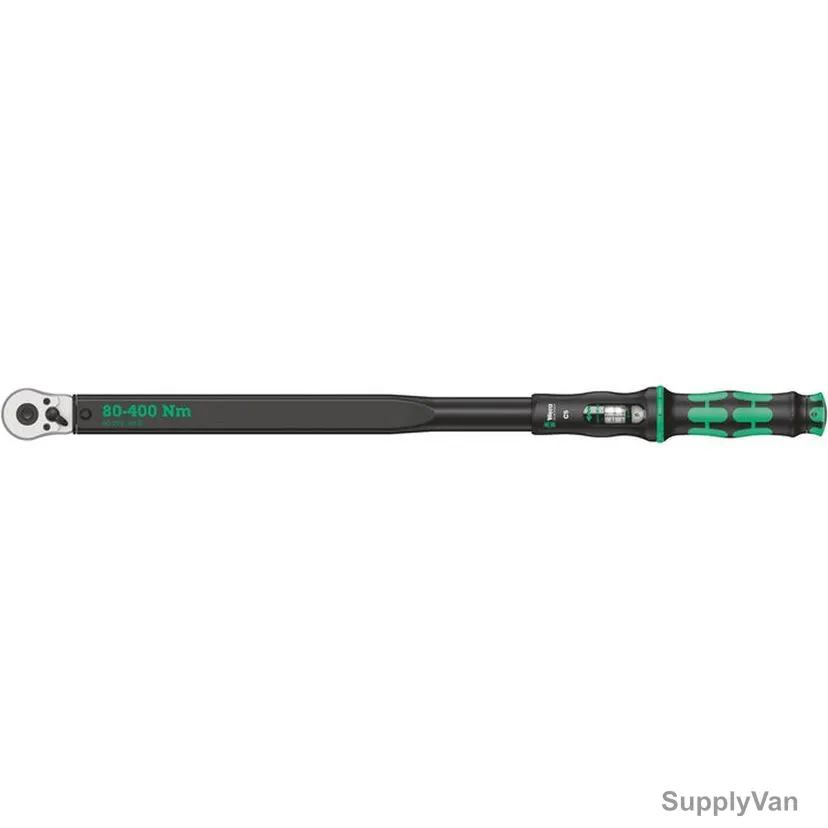 Wera Reversible Ratchet Torque Wrench, 05075624001, Click-Torque C5, 80-400Nm, 1/2 Inch Square Drive