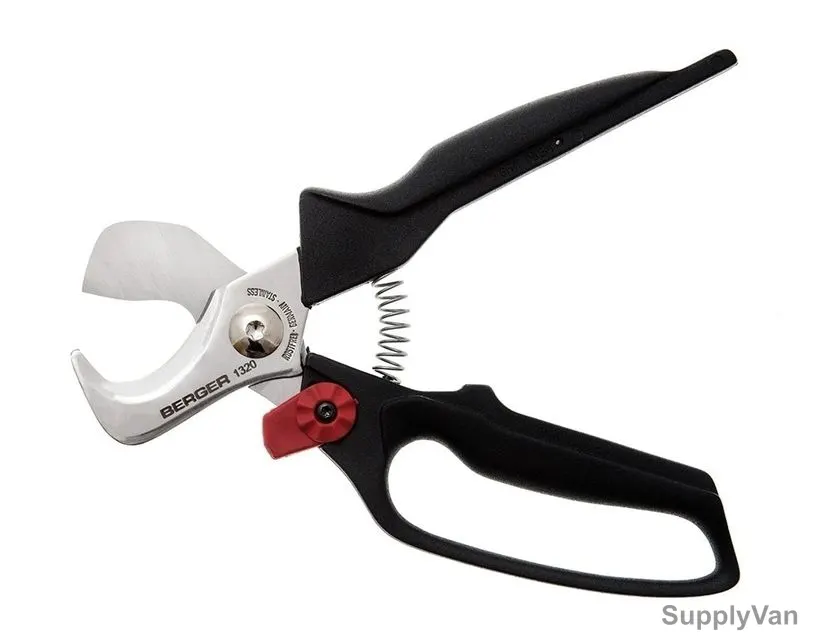 Berger Hose and Cable Shear, 1320, Black Handle, Sap Groove, PK2