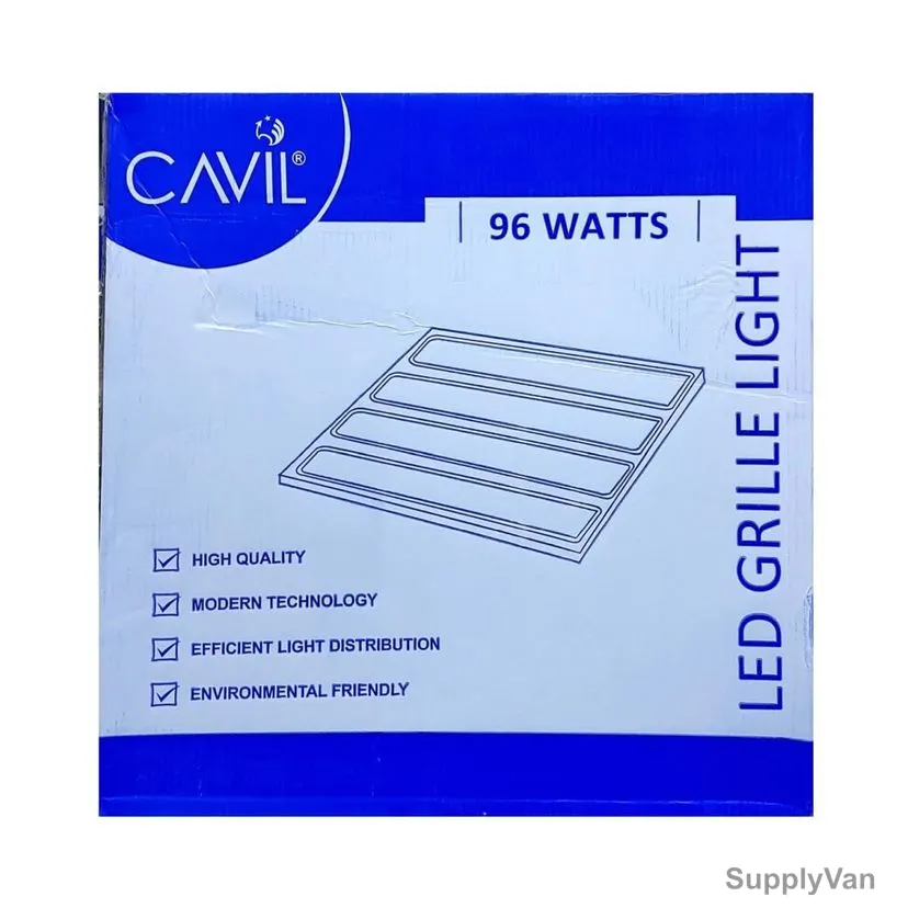 Cavil LED Grille Light, CPLED-AL-G6060-1P-UTH, 96W, 6500K, Cool Daylight — image 1