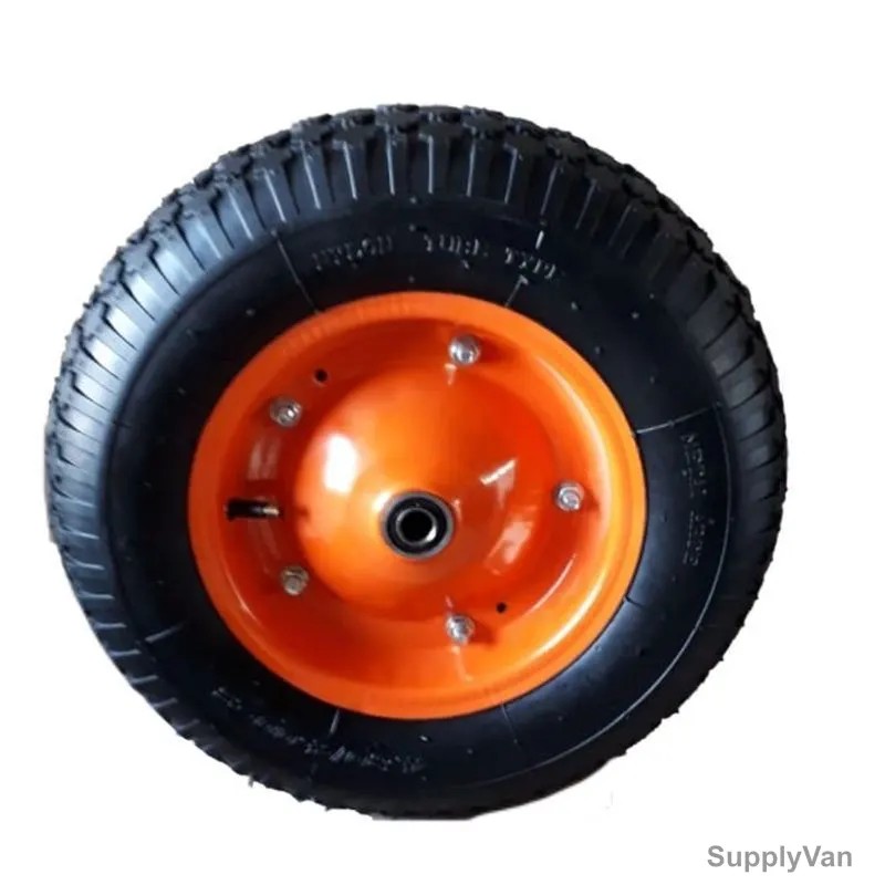 Apex Japanese Wheelbarrow Tire, 16 x 4 Inch, Airwheel Rubber