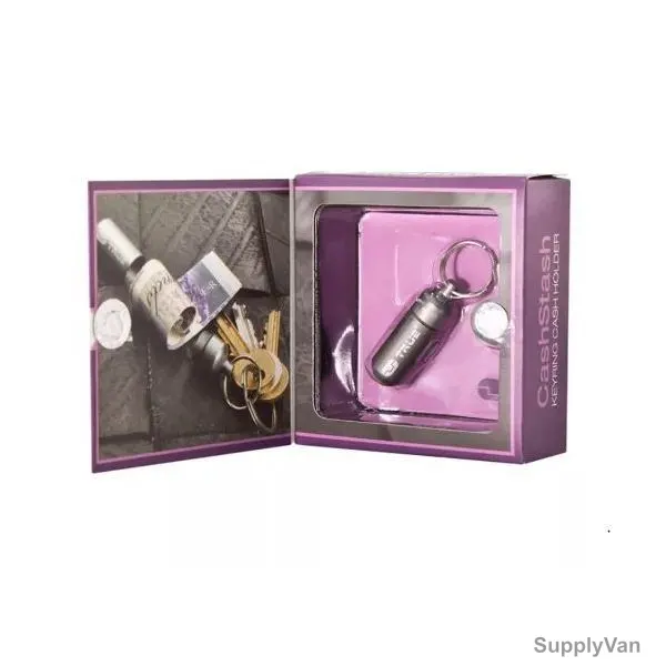 True Utility Cash Holder Utility Keyring Gift Box, TU-241G, Silver — image 1