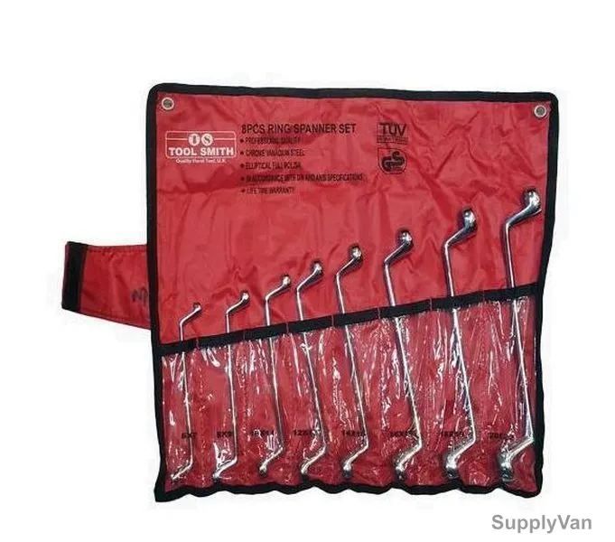 Toolsmith Ring Spanner Set, 8PCS