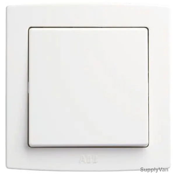 ABB Light Switch, AC105, PVC, 1 Gang, 2 Way, 10A