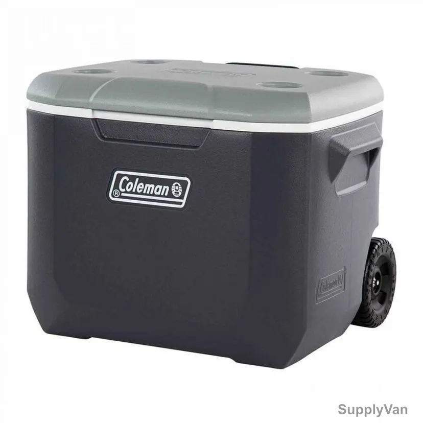 Coleman Wheeled Hard Cooler Box, 2201101, Daintree, 57 Ltrs Capacity, Grey