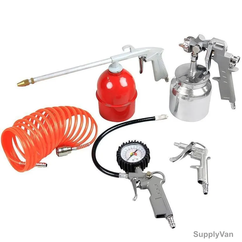 MTX Pneumatic Tool Set, 573029, 3 Bar, 900ML Tank Capacity, 5 Pcs/Set — image 1