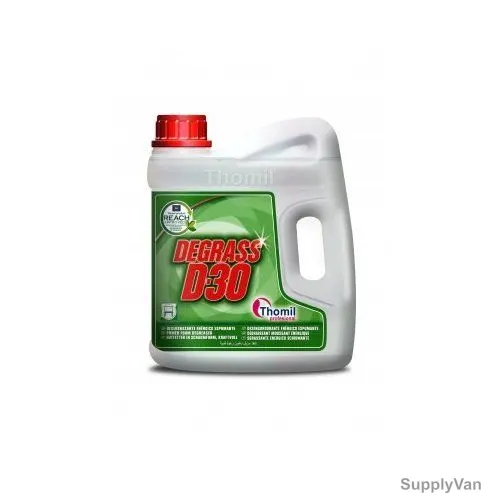 Thomil D-30 Power Foam Degreaser, LSDE067, 4 Litre, Yellow, PK4