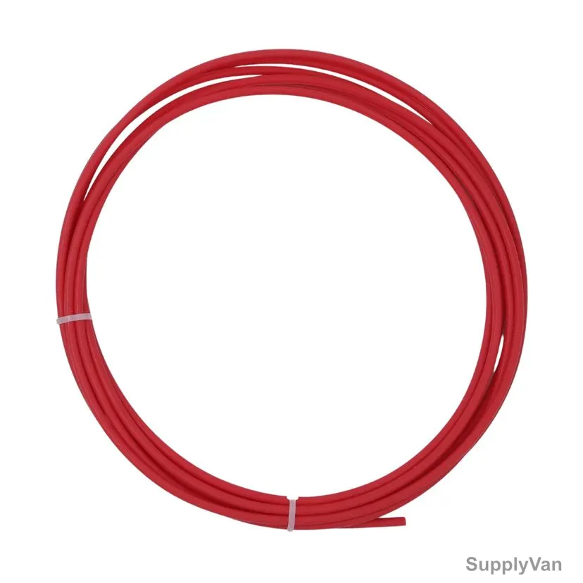 Rns Teflon Liner For 1.0-1.2MM Wires, 4 Mtrs Length, Red, 50 Pcs/Pack