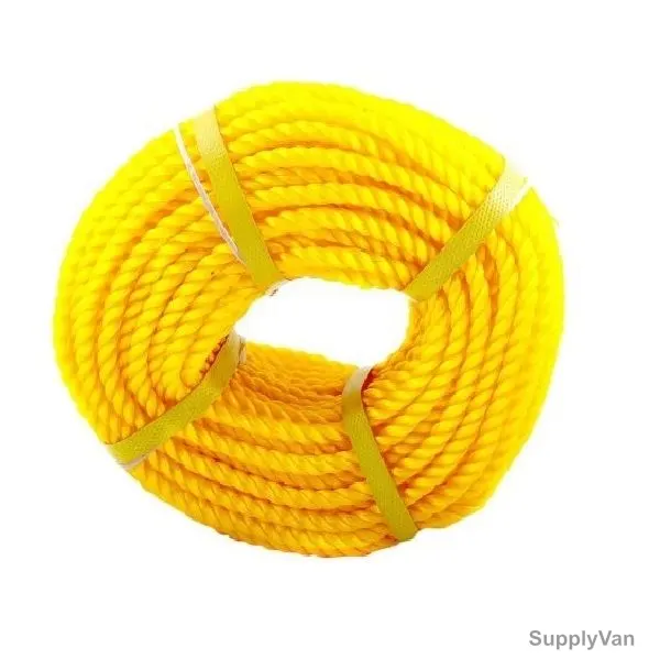 Hifazat Rope, SH-NRYLW-10100, Nylon, 10MM x 91.44 Mtrs, Yellow