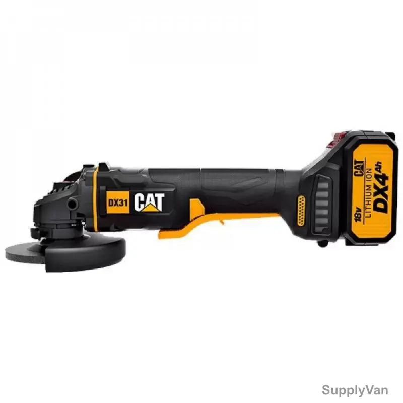 Caterpillar Cordless Brushless Motor Angle Grinder, DX31B, 18V, 22.2MM Bore Size x 125MM Disc Dia — image 1
