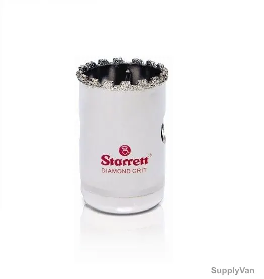Starrett Hole Saw, D0214, Diamond Coating, 57MM, White