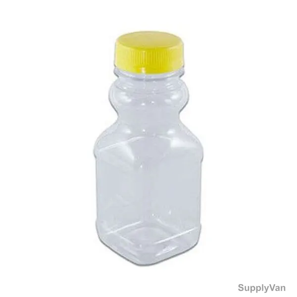 Snh Juice Bottle With Lid, 050CJB250SQ11, Plastic, 250ML, Clear, 12 Pcs/Pack — image 1