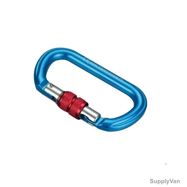 Jech Manual Carabiner, JE515025, Aluminium, Blue