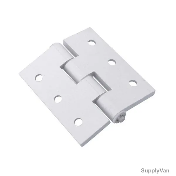 Extrusion Hinge, 50 Series, 6 Hole, Aluminium, 71 x 80MM