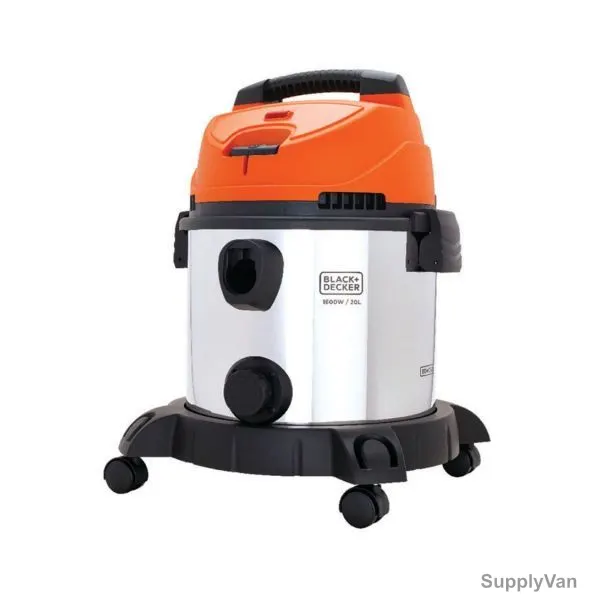 Black and Decker Wet and Dry Vacuum Cleaner, WDBDS20-B5, 1600W, 20L, Silver and Black — image 1
