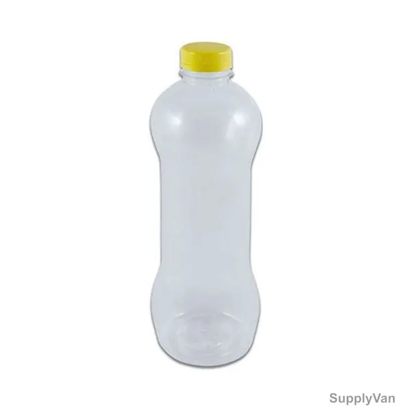 Snh Juice Bottle With Lid, 050CJB100018, Plastic, 1000ML, Clear, 12 Pcs/Pack