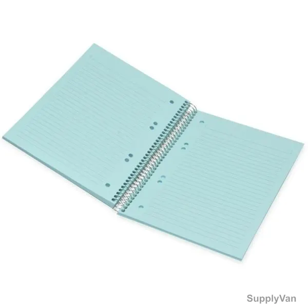 FIS Single Ruled Hard Cover Notebook with Spiral Binding, FSNBSB5100BL, 176 x 250MM, 100 Pages, Blue
