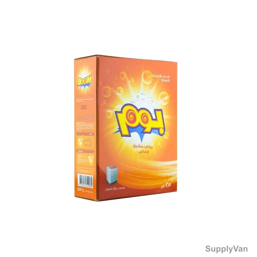 Boom Washing Powder, 2.5 Kg, Blue, 6 Pcs/Carton