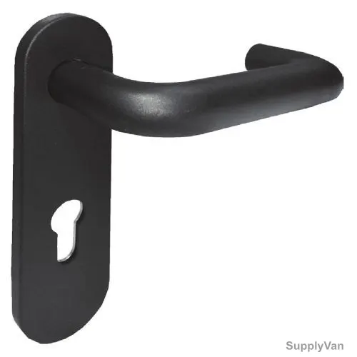 Dorfit Nylon Door Handle, DT1919, Iron, 172MM, Black
