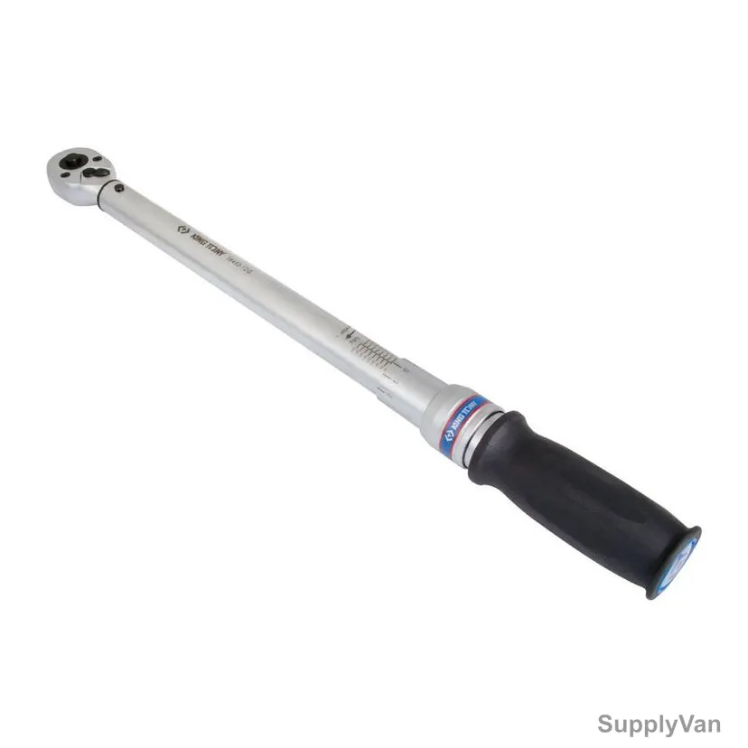 Kingtony Heavy Duty Adjustable Torque Wrench, 34462-2DG, 1/2 Inch Drive, 60-340 Nm