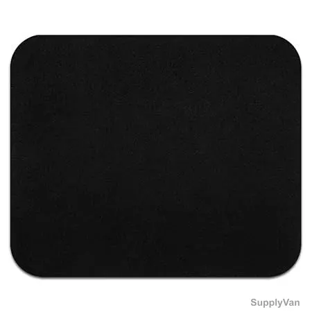 Win2 Mouse Pad With Non-Slip Rubber Base, Fabric, 22CM Width x 26CM Length, Black — image 1