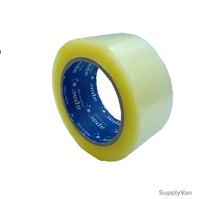 Water Based BOPP Tape, 45 Micron, 48MM Width x 100 Yards Length, Clear, 36 Rolls/Carton