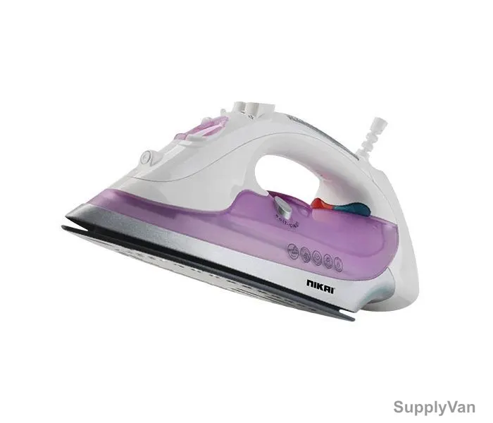 Nikai Steam Iron, NSI605CS, 2000W, White and Purple