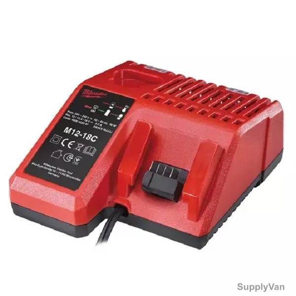 Milwaukee Cordless Tool Battery Charger, M12-18C, 12/18V — image 1