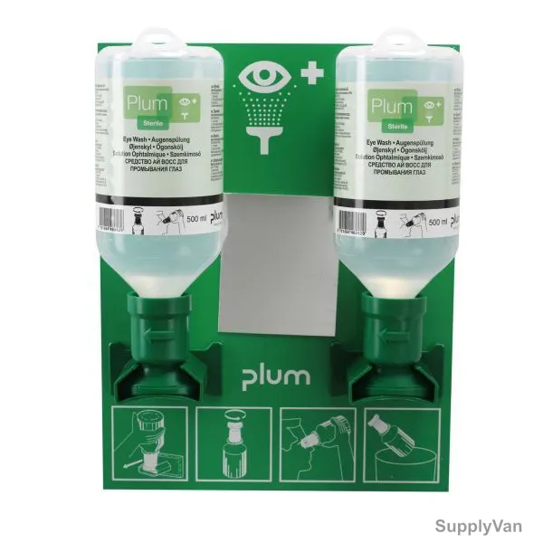 Plum Eye Wash Station, 4694, 500ML, PK2