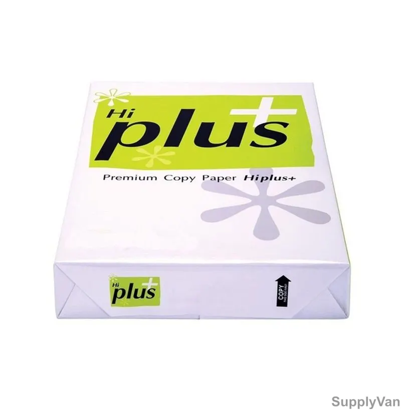 Hi Plus Premium Photocopy Paper, HiPlus500, A4, 80 GSM, White, 500 Pcs/Pack — image 1