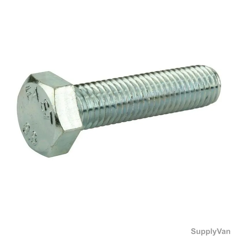 Hex Bolt, Metal, 10 x 100, Silver
