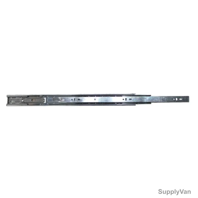 Ultimate Soft Closing Ball Bearing Drawer Slides, Zinc Plated Steel, 46MM Width x 550MM Length, 35 Kg Load Capacity — image 1