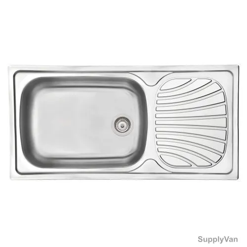 Tramontina Single Bowl Kitchen Sink, 93854602, 100 x 50CM