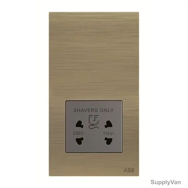 ABB Shaver Socket, AM40188-AG, Millenium, 20A