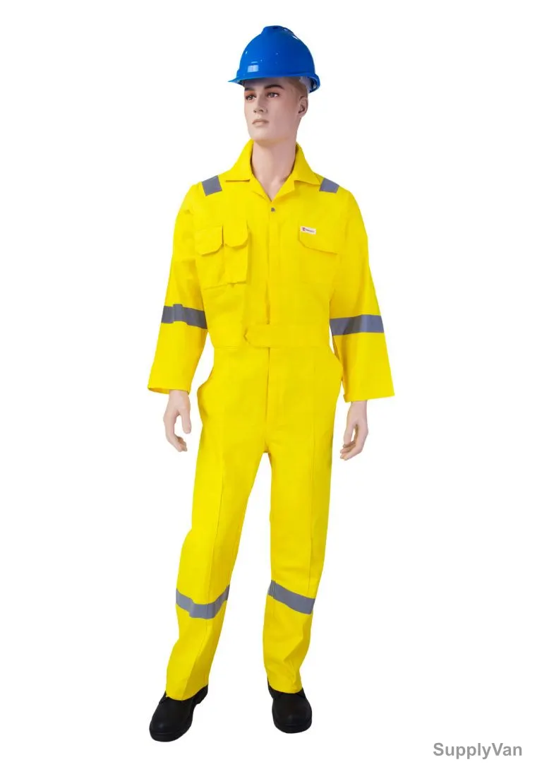 Empiral Coverall, E306050502, Cotton, 4XL, Yellow
