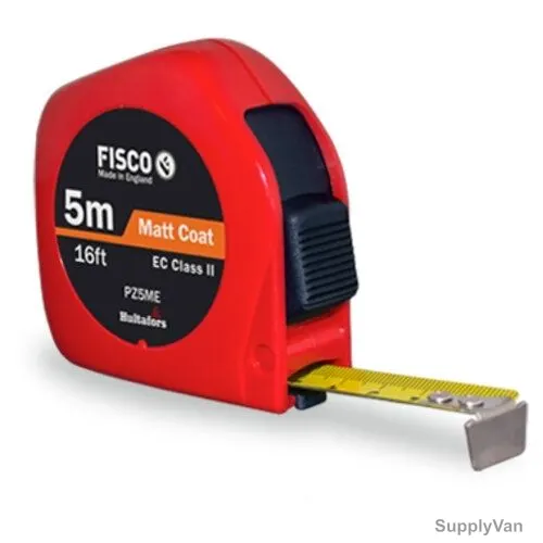Fisco Measuring Tape, PZ5ME, PZ Series, 5 Mtrs x 19MM