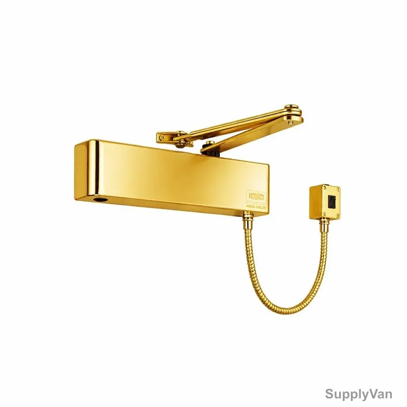 Dorfit Electro Magnetic Door Closer, DTML010-PVD, Aluminium, 24VDC, PVD Finish
