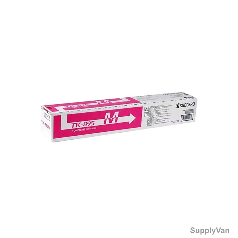 Kyocera Toner Cartridge, TK-895M, 6000 Pages, Magenta — image 1